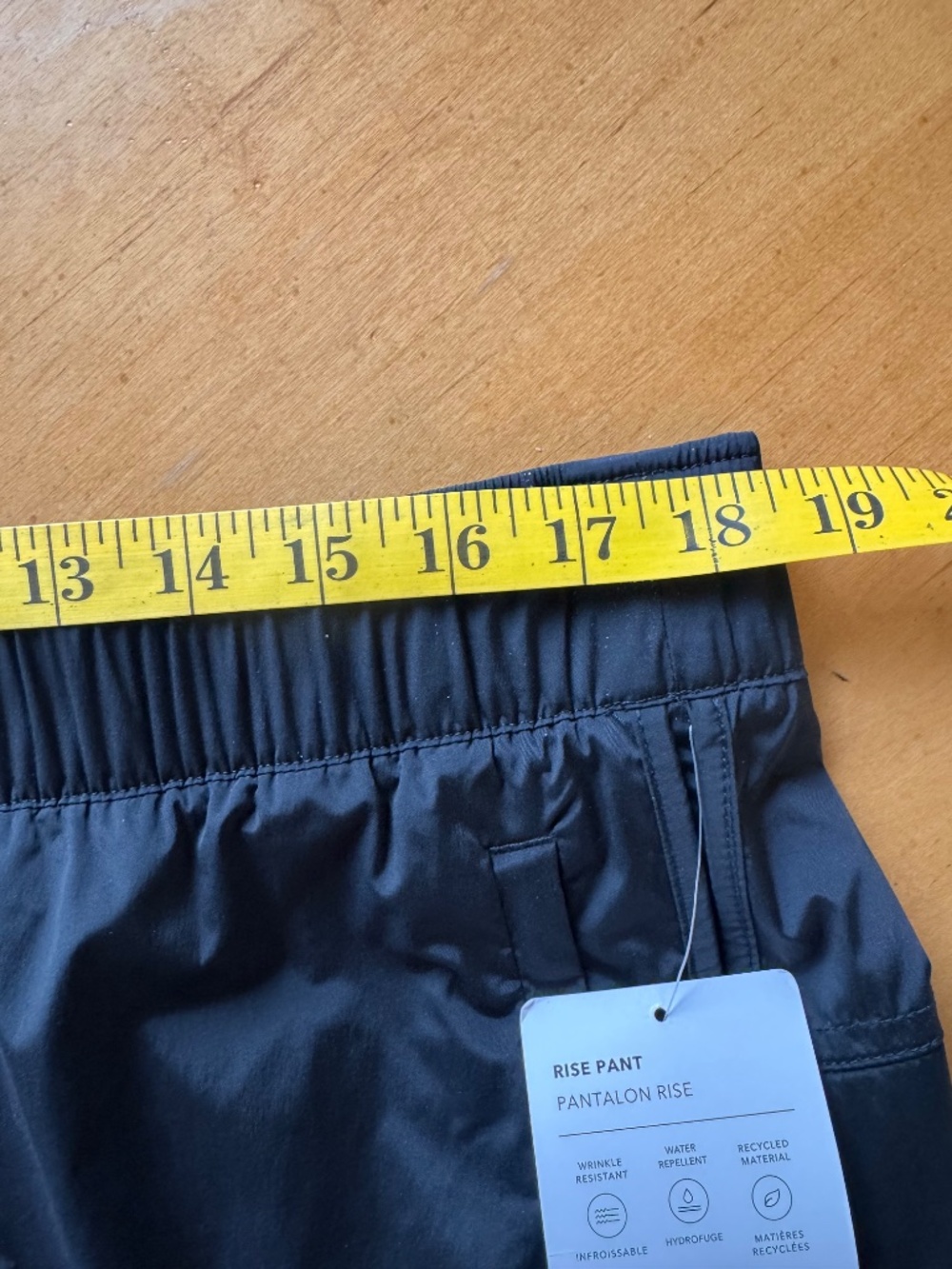 ATHLETA RISE PANT/PANTALON RISE BLACK JOGGER PANTS IN SIZE XL NWT - Picture 13 of 13